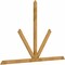 Ekena Millwork Saratoga Rough Sawn Timber Gable Bracket, Western Red Cedar, 108"W x 72"H x 2"D x 4"F, 16/12 Pitch GBW108X72X0204SAR00RWR - alternate 3